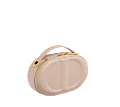 Christian Dior Signature Oval Camera Bag Calfskin with Embossed CD Signature