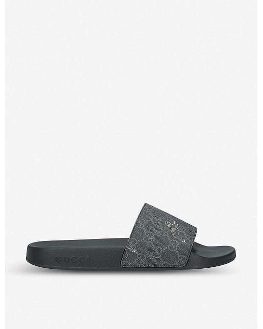 GUCCI Men's Luxurious Leather Slippers - Unparalleled Comfort and Style