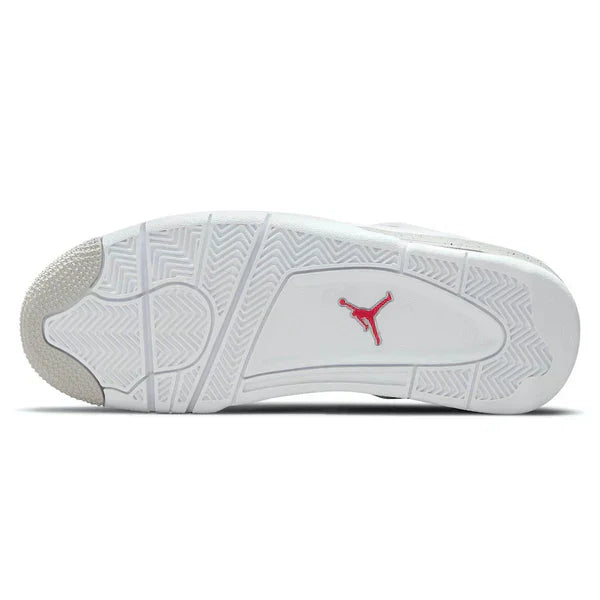 Jordan Retro 4-Style Sneakers – White Cement Edition